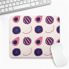 Fruits Halves Pattern Design Large Mousepad by Apen