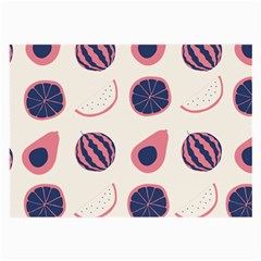 Fruits Halves Pattern Design Large Glasses Cloth by Apen