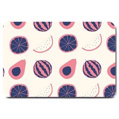 Fruits Halves Pattern Design Large Doormat by Apen