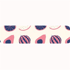 Fruits Halves Pattern Design Large Bar Mat by Apen