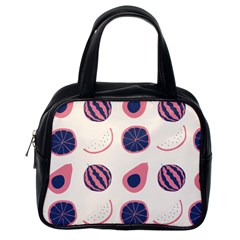 Fruits Halves Pattern Design Classic Handbag (one Side) by Apen