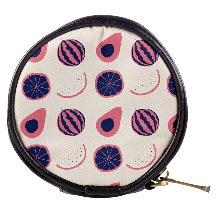 Fruits Halves Pattern Design Mini Makeup Bag