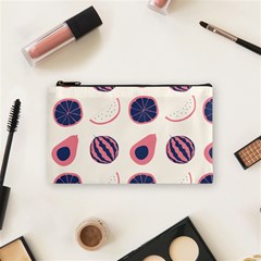 Fruits Halves Pattern Design Cosmetic Bag (small) by Apen