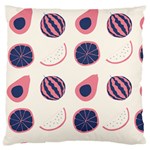 Fruits Halves Pattern Design Large Cushion Case (One Side) Front