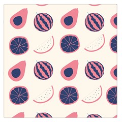 Fruits Halves Pattern Design Square Satin Scarf (36  X 36 ) by Apen