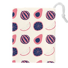 Fruits Halves Pattern Design Drawstring Pouch (4xl) by Apen