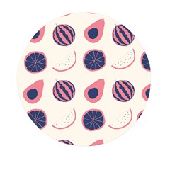 Fruits Halves Pattern Design Mini Round Pill Box (pack Of 3) by Apen