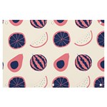 Fruits Halves Pattern Design Banner and Sign 6  x 4  Front