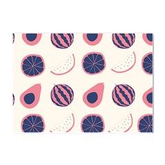 Fruits Halves Pattern Design Crystal Sticker (a4) by Apen