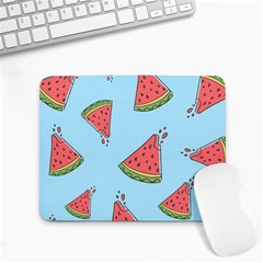 Watermelon Fruit Pattern Tropical Small Mousepad by Apen