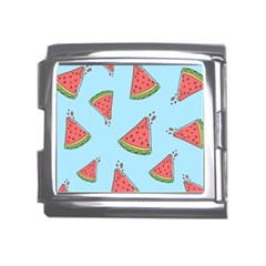 Watermelon Fruit Pattern Tropical Mega Link Italian Charm (18mm) by Apen