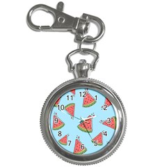 Watermelon Fruit Pattern Tropical Key Chain Watches by Apen