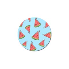 Watermelon Fruit Pattern Tropical Golf Ball Marker (4 Pack) by Apen