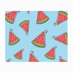 Watermelon Fruit Pattern Tropical Small Glasses Cloth by Apen