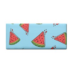 Watermelon Fruit Pattern Tropical Hand Towel by Apen