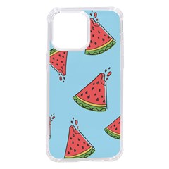 Watermelon Fruit Pattern Tropical Iphone 14 Pro Max Tpu Uv Print Case by Apen