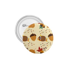 Leaves Foliage Acorns Barrel 1 75  Buttons by Apen