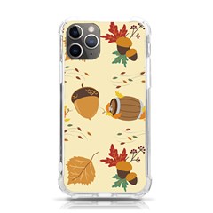 Leaves Foliage Acorns Barrel Iphone 11 Pro 5 8 Inch Tpu Uv Print Case by Apen