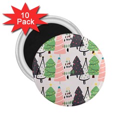 Christmas Trees Icons 2 25  Magnets (10 Pack)  by Apen