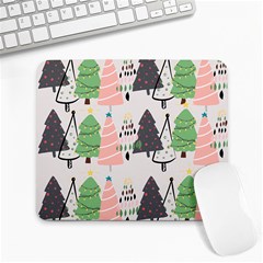 Christmas Trees Icons Large Mousepad by Apen