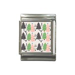 Christmas Trees Icons Italian Charm (13mm) Front