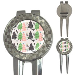 Christmas Trees Icons 3-in-1 Golf Divots by Apen