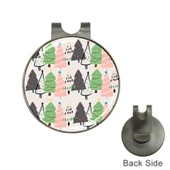 Christmas Trees Icons Hat Clips With Golf Markers by Apen