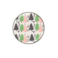 Christmas Trees Icons Hat Clip Ball Marker (10 Pack) by Apen