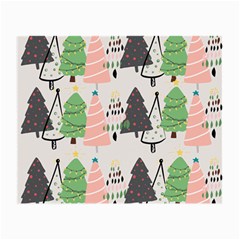 Christmas Trees Icons Small Glasses Cloth by Apen