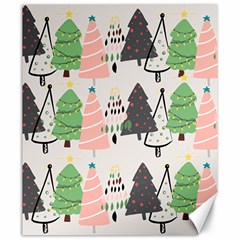 Christmas Trees Icons Canvas 20  X 24  by Apen