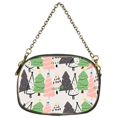 Christmas Trees Icons Chain Purse (one Side) by Apen