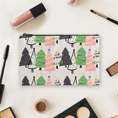 Christmas Trees Icons Cosmetic Bag (medium) by Apen