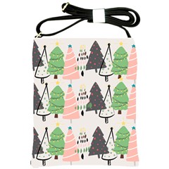 Christmas Trees Icons Shoulder Sling Bag by Apen