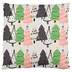 Christmas Trees Icons Large Cushion Case (two Sides) by Apen