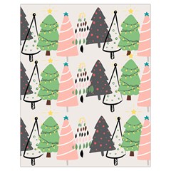 Christmas Trees Icons Drawstring Bag (small) by Apen