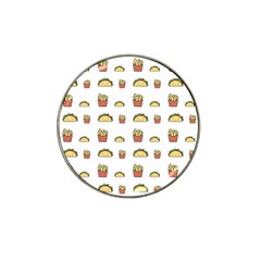 Fries Taco Pattern Fast Food Hat Clip Ball Marker