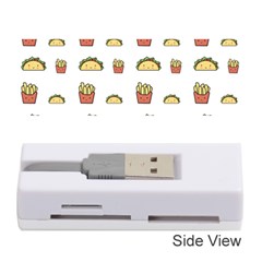 Fries Taco Pattern Fast Food Memory Card Reader (Stick)