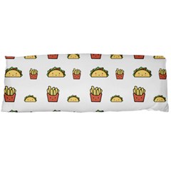 Fries Taco Pattern Fast Food Body Pillow Case (dakimakura) by Apen