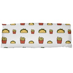 Fries Taco Pattern Fast Food Body Pillow Case Dakimakura (Two Sides)