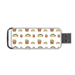 Fries Taco Pattern Fast Food Portable USB Flash (Two Sides)