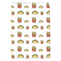 Fries Taco Pattern Fast Food Removable Flap Cover (L)