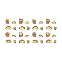 Fries Taco Pattern Fast Food Yoga Headband