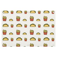 Fries Taco Pattern Fast Food Banner And Sign 6  X 4  by Apen