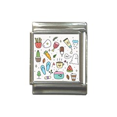 Doodle Fun Food Drawing Cute Italian Charm (13mm) by Apen