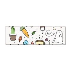 Doodle Fun Food Drawing Cute Sticker (bumper) by Apen