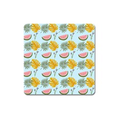 Summer Pattern Texture Vibes Square Magnet by Apen