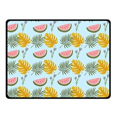 Summer Pattern Texture Vibes Two Sides Fleece Blanket (small)