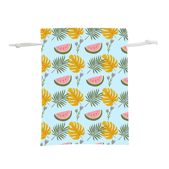 Summer Pattern Texture Vibes Lightweight Drawstring Pouch (S)