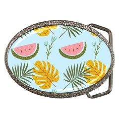 Watermelon Leaves Fruit Foliage Belt Buckles by Apen