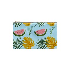 Watermelon Leaves Fruit Foliage Cosmetic Bag (small) by Apen